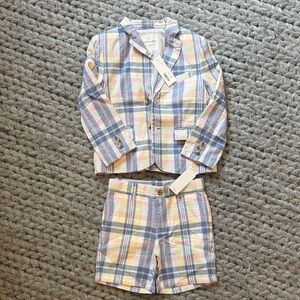 Brand New JANIE AND JACK suit : Blazer and Shorts 5 / 5T